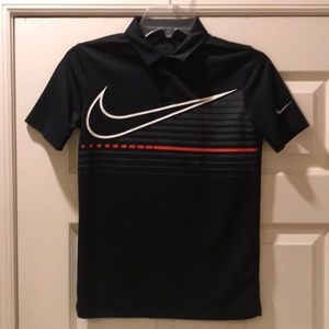 Boys Nike dri fit golf polo